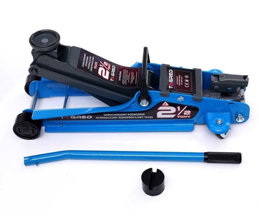 Podnośnik Samochodowy Lewarek Żaba 2,5T Z Kluczem