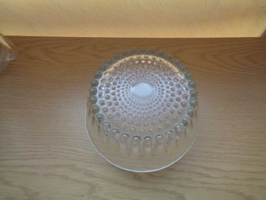 Szkło PRL misa - Krople rosy E. Trzewik - Drost