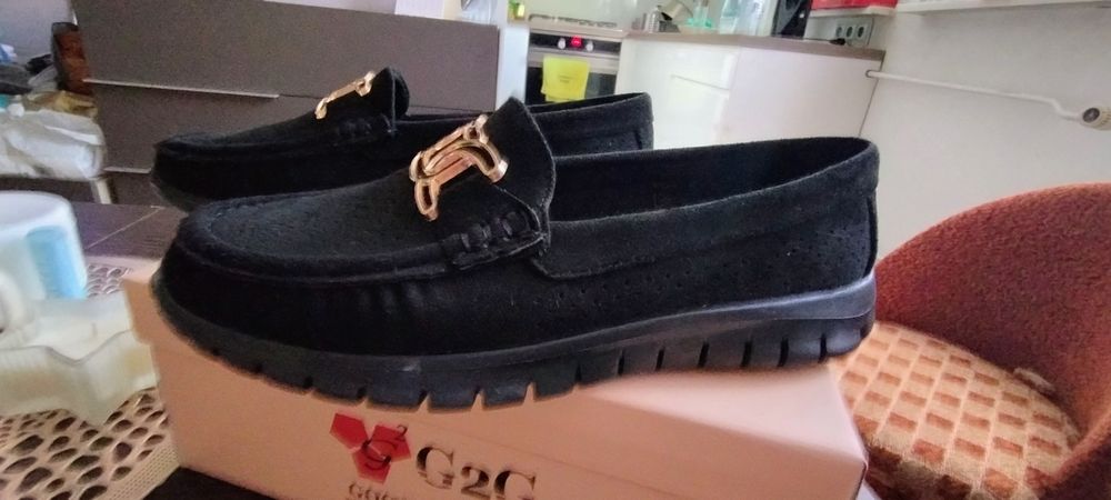 Buty mokasyny czarne