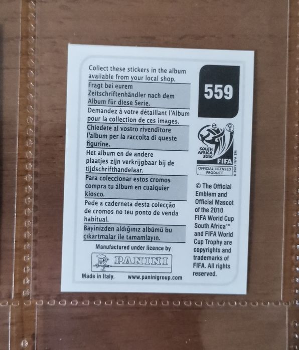 Cromo C. Ronaldo - Mundial 2010