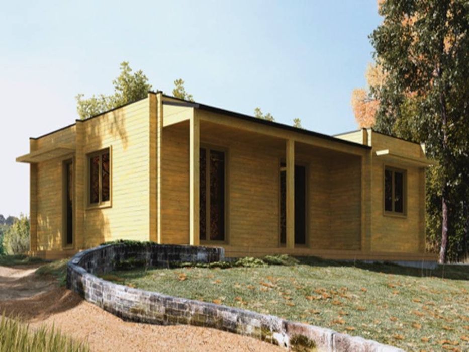Casa de Madeira T.3 Bungalow Pré-Fabricada