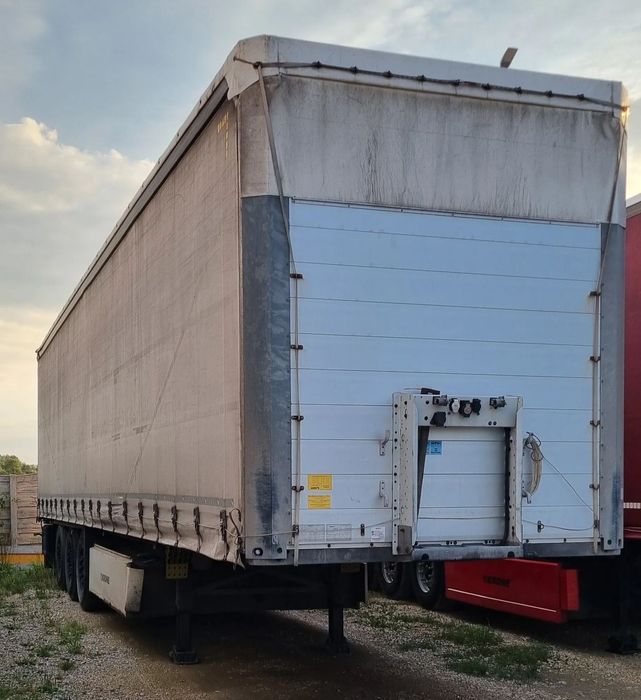 Schmitz Cargobull SCS24  Schmitz firanka nowe hamulce
