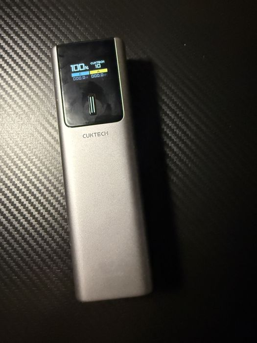 Павербанк для ноутбука и макбука CUKTECH PB100P 10000mAh 150 W Grey