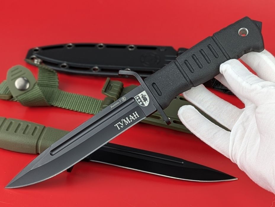 Тактичний ніж з склобоєм. Нож с чехлом.