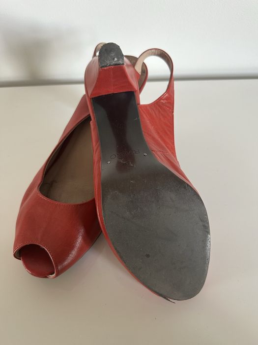 Skórzane szpilki Ryłko