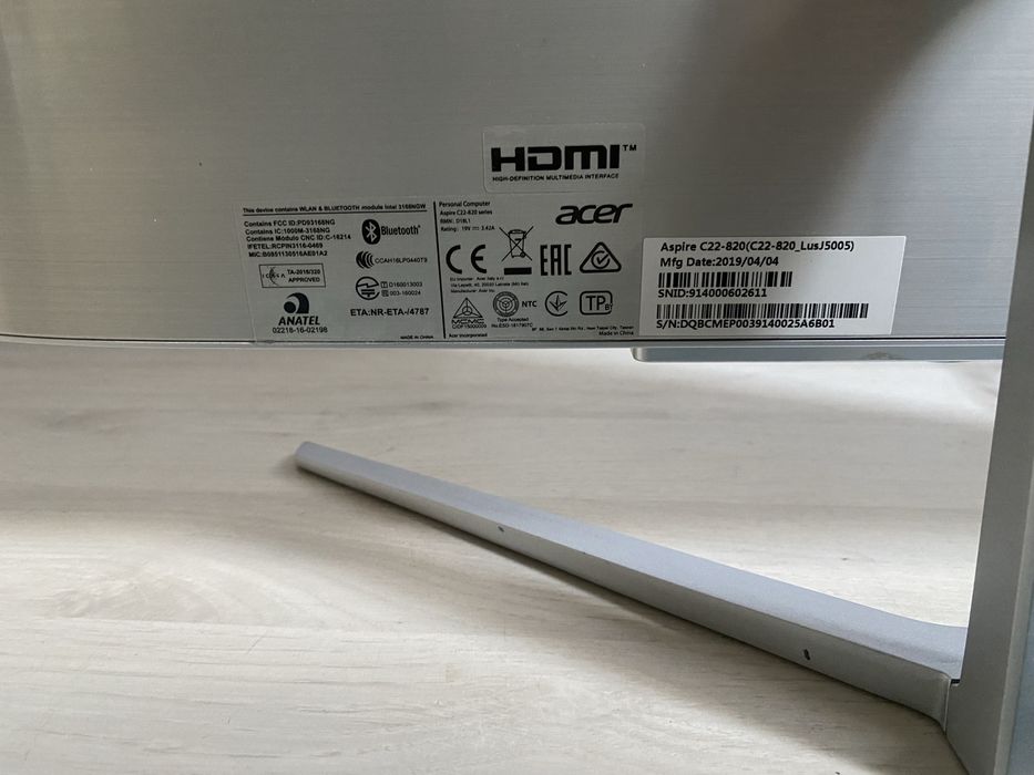 Komputer All in One 21.5” ACER Aspire