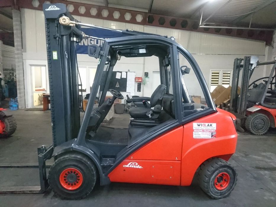 Linde [2007] WÓZEK WIDŁOWY LINDE H35D diesel 3,5tony  przesuw boczny