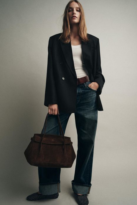 Сумка замшева Zara