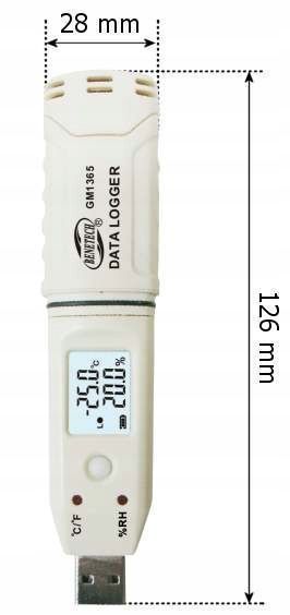 Rejestrator Temperatury Wilgotności Usb Higrometr