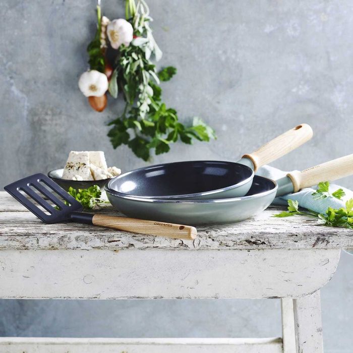 Zestaw Patelni Greenpan Mayflower Turkusowe 3 Elementy Ceramika Zdrowe