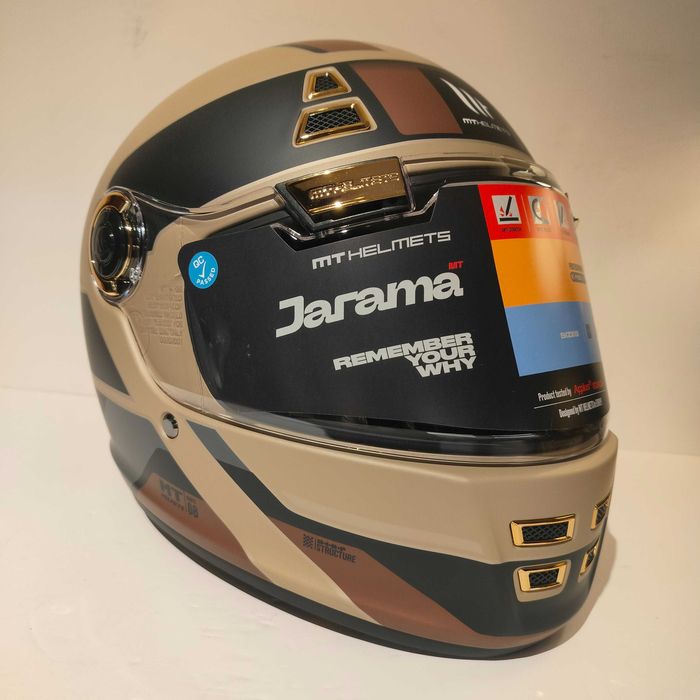 Capacete MT Jarama integral clássico vintage mota novo