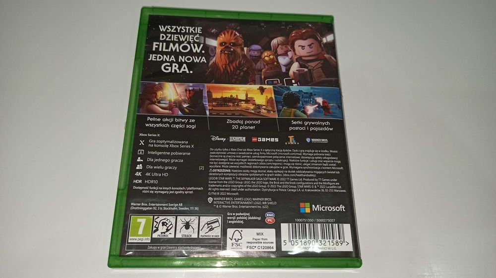 xbox one LEGO Star Wars SKYWALKER SAGA PL mówią po polsku