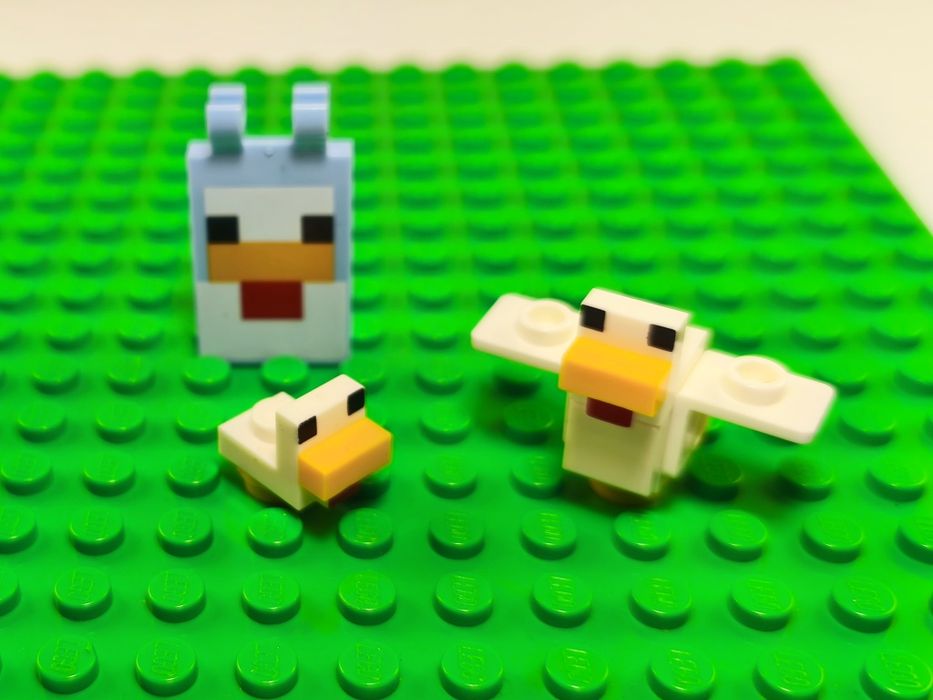 LEGO Minecraft kurczaki chicken