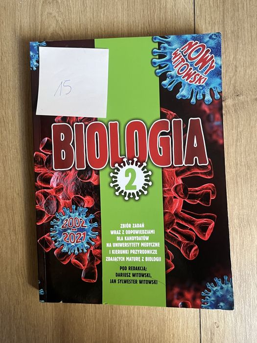 Książka Zbior Zadan BIOLOGIA 2 Nowy Witowski