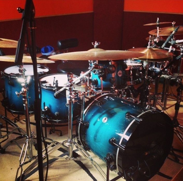 Bateria DW Collectors  aros e lugs  Black Chrome