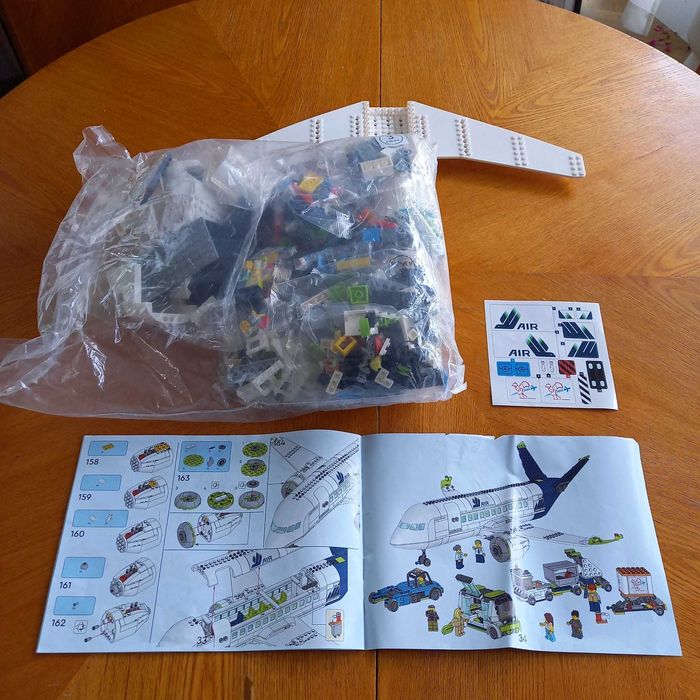 Klocki "Lego" - samolot pasażerski