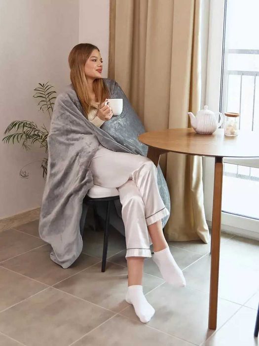 Електро плед USB Електро ковдра 5 режимів 180×130 см