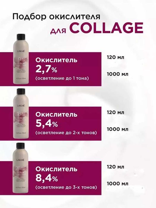 Перманентна фарба Lakme Collage Creme Hair Color для волосся