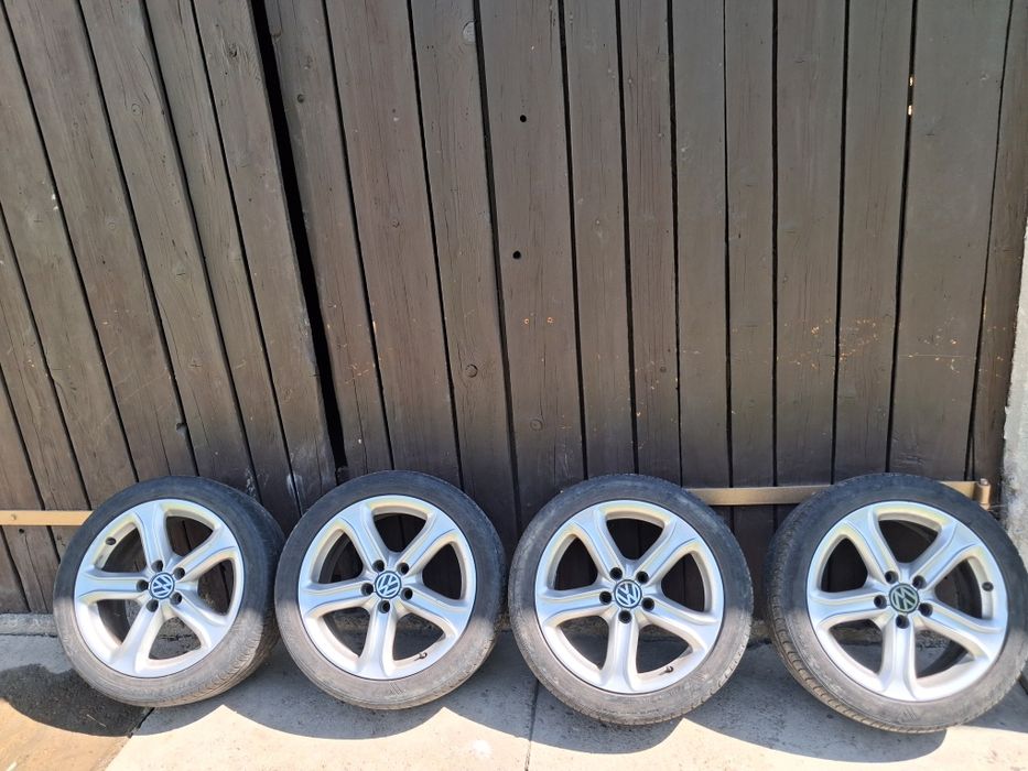 Felgi 17 5×112 orginalne audi z oponami.