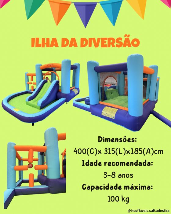 Aluguer de Insufláveis – Entrega, Montagem e Higienização Incluídas!