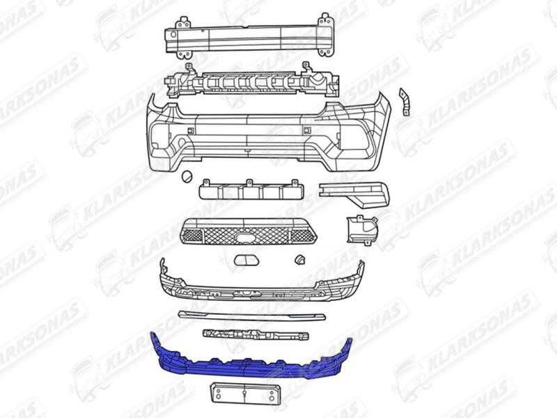 Захист бампера JEEP COMPASS, 04.2021 -  68437028AA