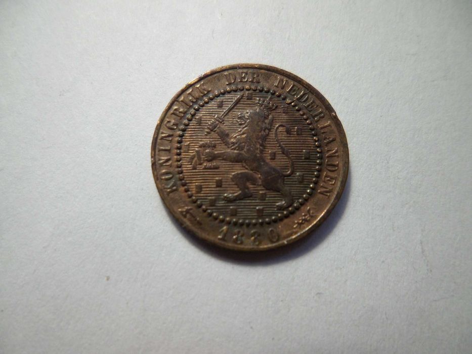 Moeda 1 Centavo  1880 , Holanda