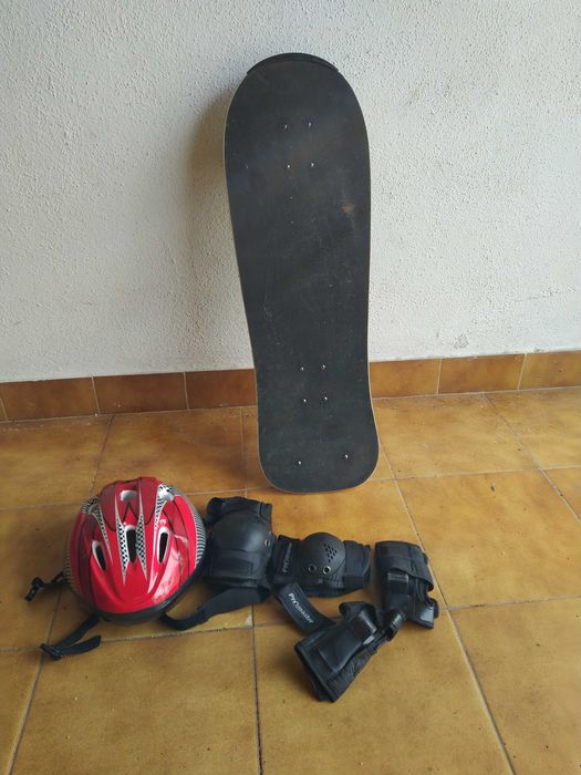 Skates mais patins em linha