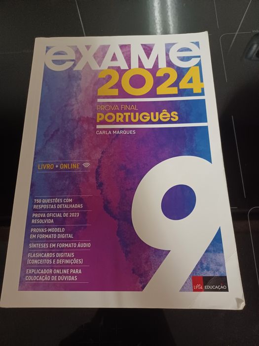 Livro de preparação para exame de Português - 9 Ano