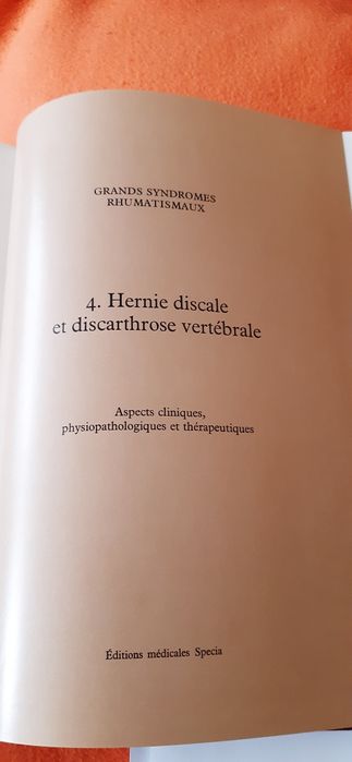 Przepuklina dyskową i artrozy kręgosłupa