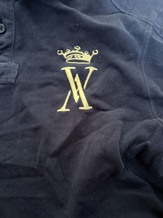 bluza polo L granatowa