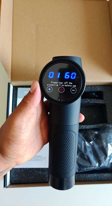 Pistola Massagem Muscular Zerolia 30 Velocidades Profissional Nova