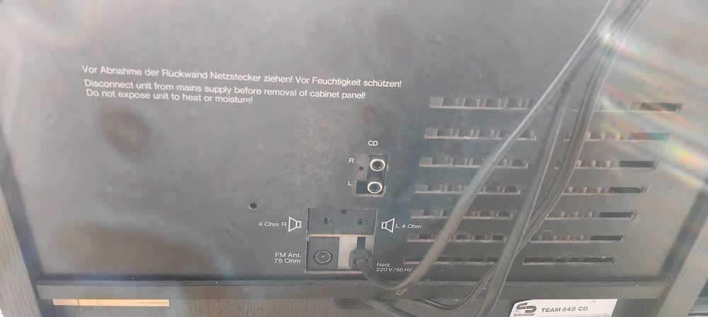 Wieża audio Schneider Team 542 CD-SL