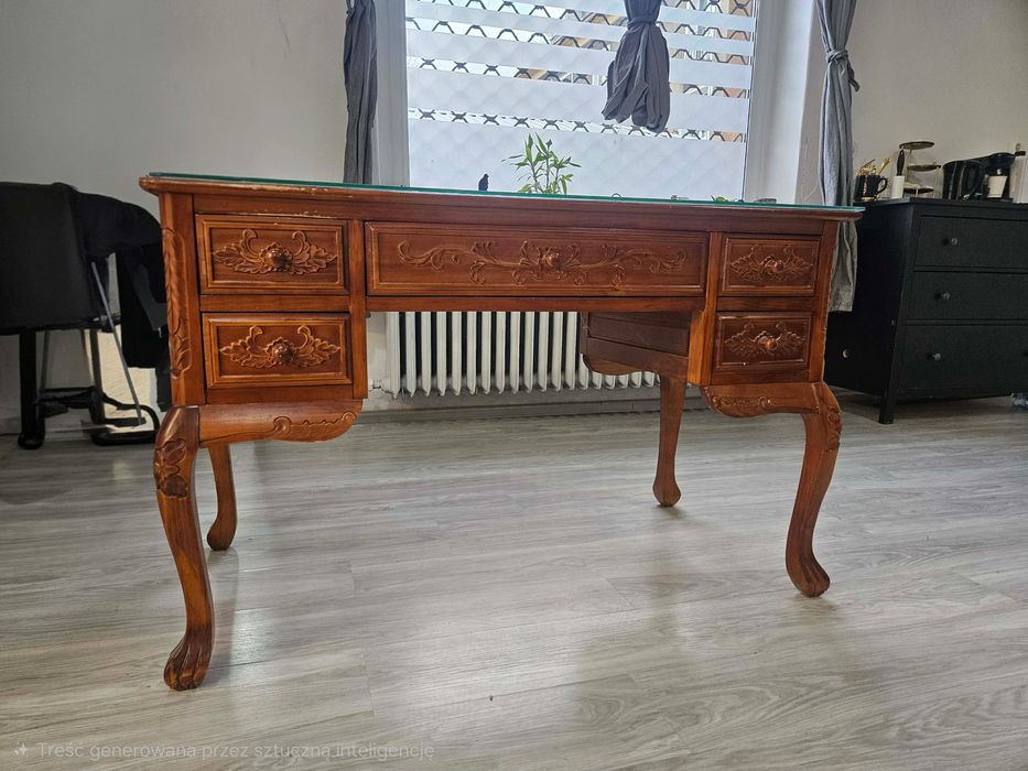 Lustro i biurko ludwikowskie