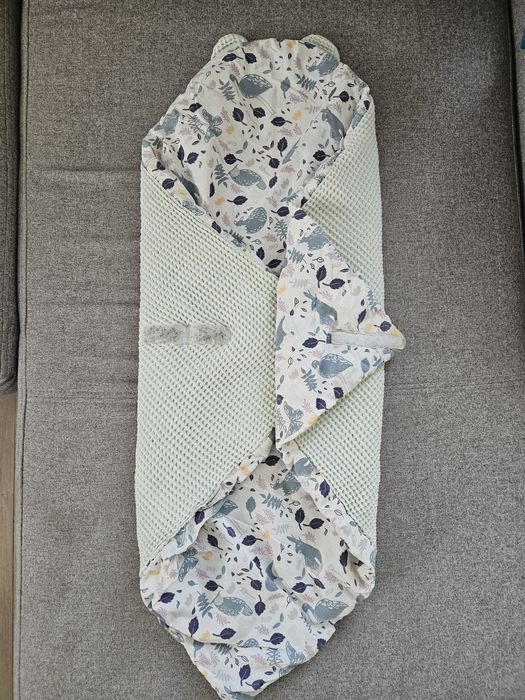 Rożek Otulacz Becik Niemowlęcy Bawełniany