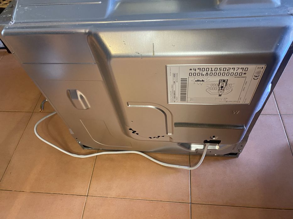 Forno Bosch cinzento e preto