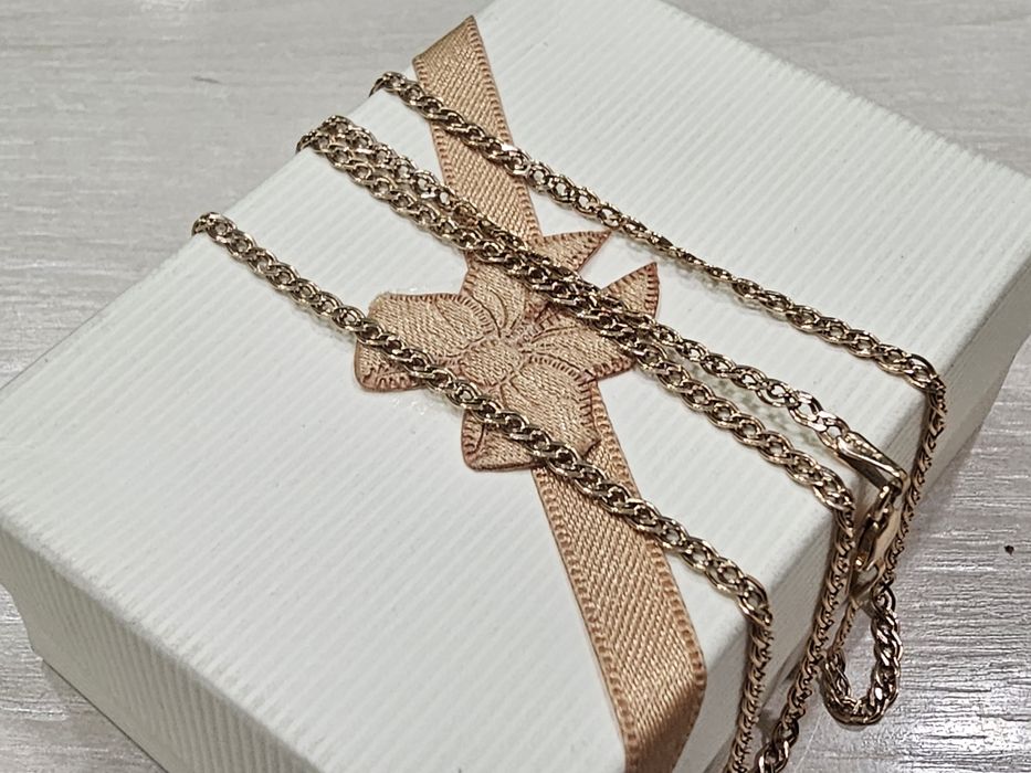 Złoty łańcuszek DAMSKI PR 585