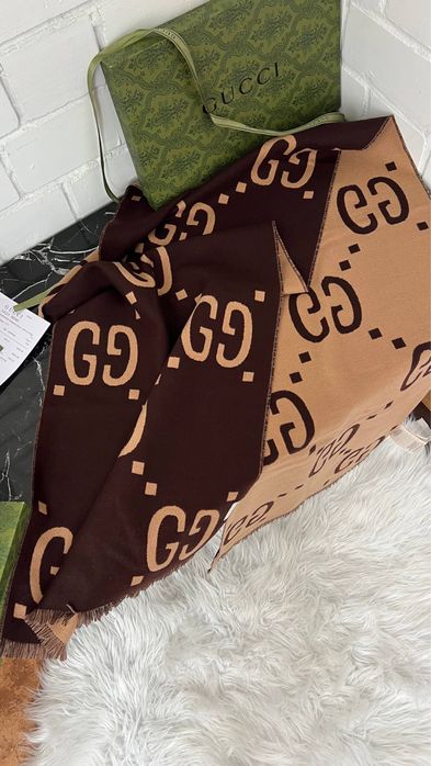 Шарф Gucci двосторонній