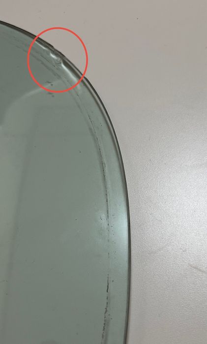 Vidro porta trás esquerda Toyota Yaris 1999 a 2005