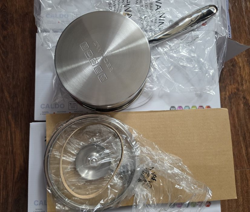 Zestaw x3, NOWE! Zwieger rondel z pokrywką 16cm, 1,3l