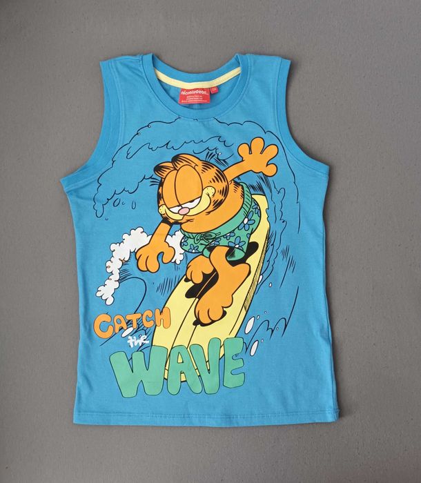 Koszulka chłopięca Garfield rozm.134