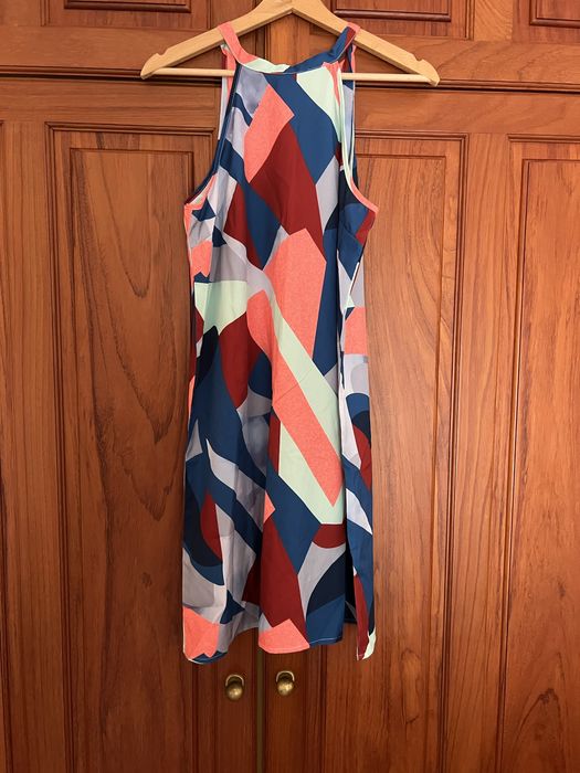 Vestido azul marinho Godés