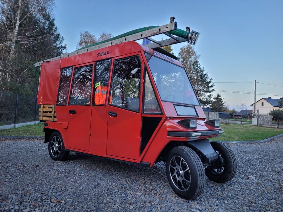 Melex wózek elektryczny Straż OSP PSP MDP pojazd specjalny 48v