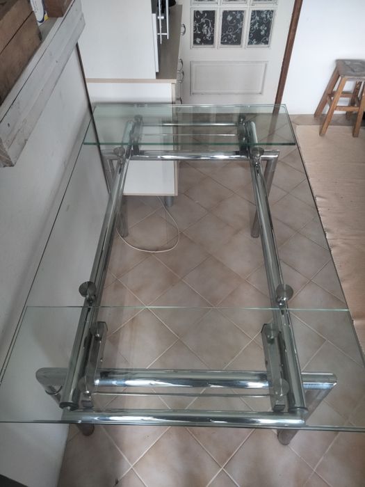 Mesa de vidro temperado