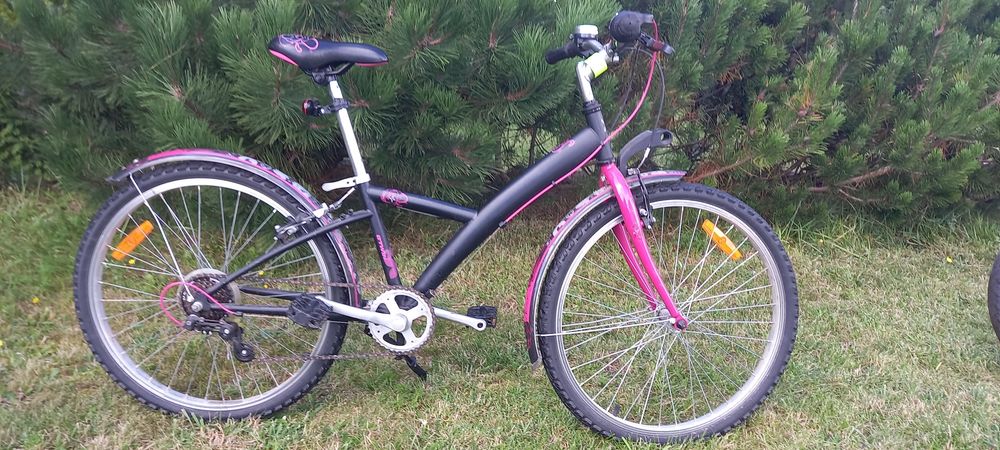 Rower Decathlon B'Twin 24" Nature Czarny