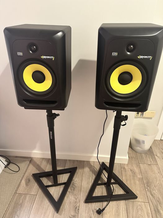 2x monitory studyjne KRK Rokit 8 3gen