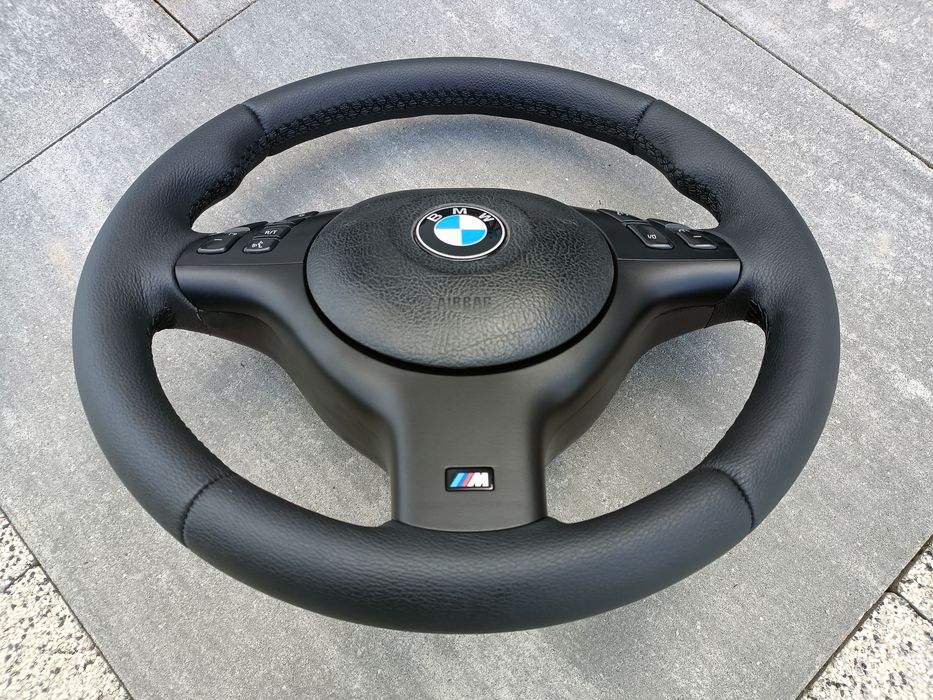 Kierownica Mpakiet BMW E46 E39 X5 E53 E38 polift jak nowa obszyta
