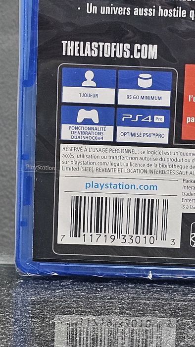 Pack 2X The Last of Us Part 1 & 2 PS4 PlayStation 4