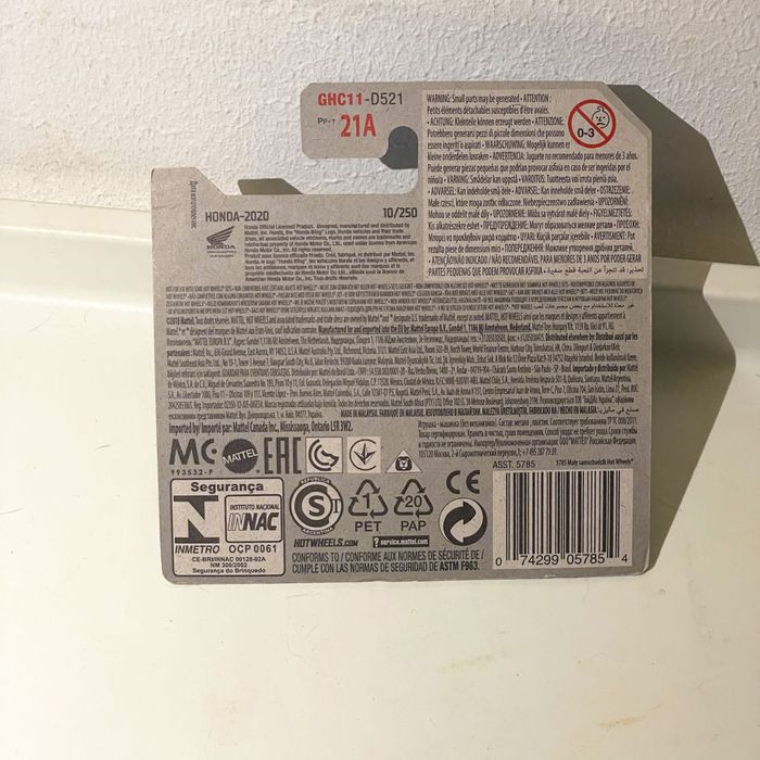 Hot Wheels Honda Lote de 3 Motas Monkey/CB750