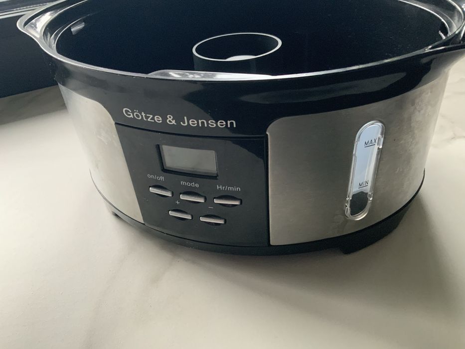 Parowar GÖTZE & JENSEN CS501X Inox 1000W LCD pojemność 12L STAN IDEALN