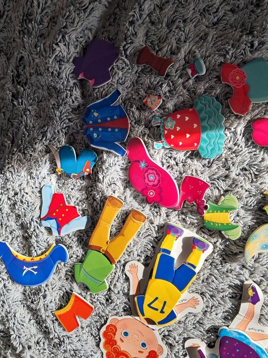 Магнітна гра лялька 3шт